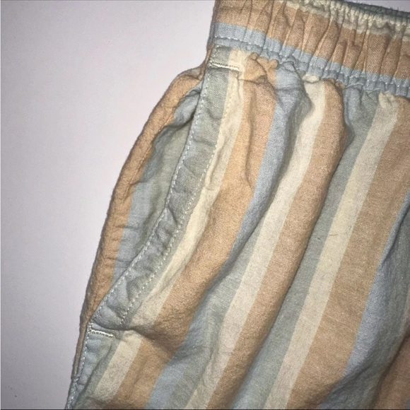Patagonia Women's Island Hemp Baggies Shorts Size XL Cali Stripe Isla Yellow - Picture 6 of 8